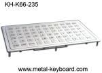 20mA PS2 Rugged Stainless Steel Keyboard 800dpi Panel Mount 66 Keys