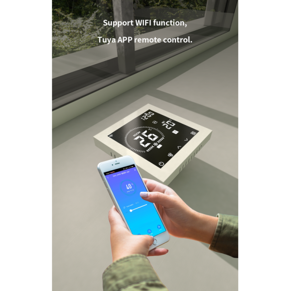 Smart Digital HVAC Thermostat With Weekly Programmable Schedule Fan Speed Control