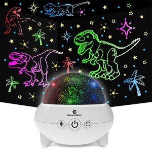 China Multicolor Rotatable Dinosaur Projector Lamp , Kids Animal Star Light Projector wholesale