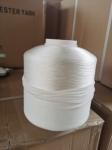 Raw White Polyester Embroidery Thread 108D/2 ZS Twist High Strength