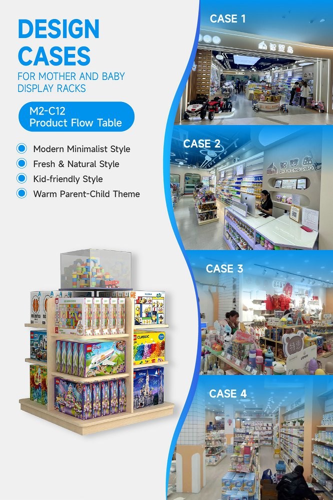 M2-C12 Product Flow Display Table For Toy Display In Maternity & Baby Store
