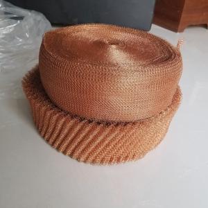 China Waterproof Knitted Copper Mesh Low Temperature Resistant wholesale