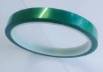 ISO9001 Dark Green Polyester Tape 85um With Silicone Adhesive For Coating