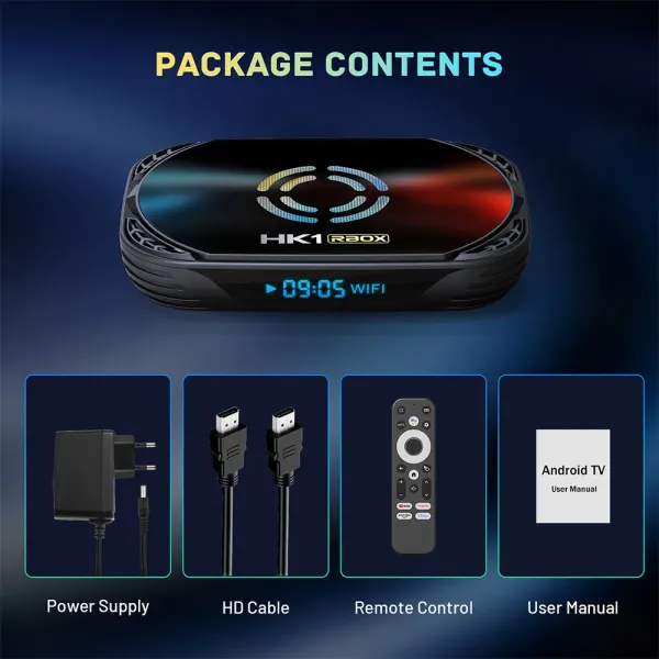 Android OS 4K UHD TV Set Top Box With Quad Core Processor