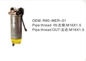 China Professional Hydraulic Oil Filter Assembly R90-MER-01 Pipe Thread IN M16*1.5 wholesale
