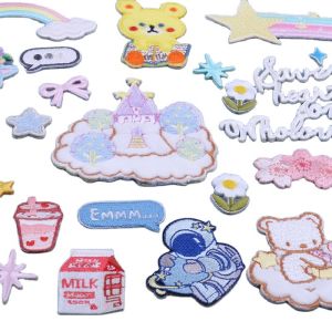China custom China sequin patch woven patch rubber patch wholesale