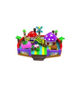 China Customized IP Colorful Children Fun Park Inflatable Slide Bouncy wholesale