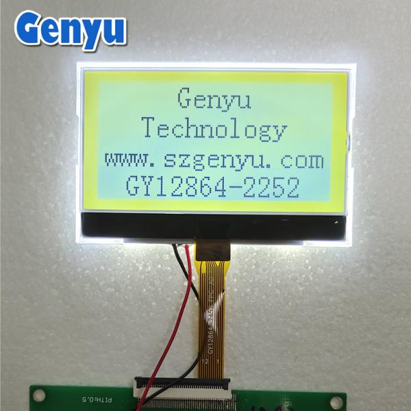 2.48 Inch Graphic LCD Display 128x64 Pixels STN Yellow-green with White