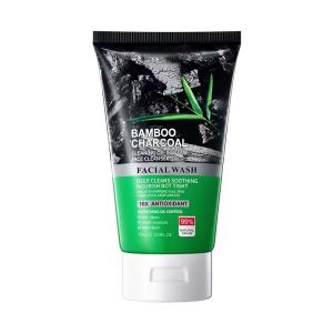 China OEM ODM Deep Cleansing And Whitening Bamboo Charcoal Scrub Facial Cleanser wholesale