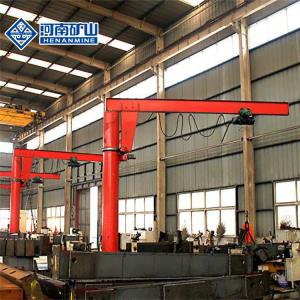 China Electric Hoist Pillar Mounted Jib Crane 3 Ton / 5 Ton Standing Floor Column Mounted wholesale