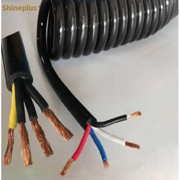 Annealed Oxygen-Free Copper Wire Fine Stranded TPU PVC Copper Core Telescopic Spring Wire
