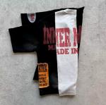 Clothing Manufacturer Streetwear Panel Color Custom Boxy Tee Acid Wash Sun Faded