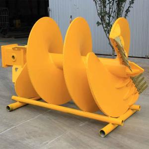 China Double Cut Soil Or Rock Drilling Auger And Auger Teeth Drilling Buckets wholesale