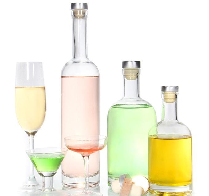 Inventory Glass Bottles Supplier 750ml Heavy Glass Liquor Bottles For Vodka Low-Priced