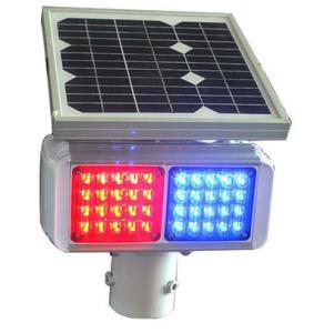 China 12V 7AH Aluminum Solar Warning Lights Monocystalline panel Flashed wholesale