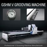 Anti Skateboard V Groove Machine For Metal Pipes Automatic V Grooving Machine