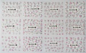China Fingernail Stickers Nail Art Nail Stickers Self-Adhesive Nail Stickers 3D Nail Decals-BLEJ wholesale