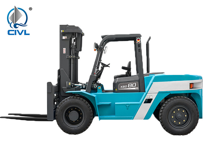6/7/8/10 ton Diesel Internal Combustion Counterbalanced Forklift Pneumatic Tire IC Forklifts