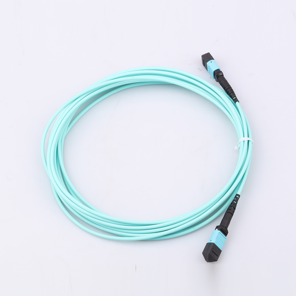 UPC / APC Fiber Optic Patch Cord , OM3 MTP MPO Fiber Cable 3mm