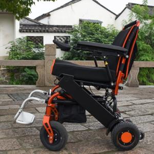 China Brushless Motor Foldable Power Wheelchair 100KG Load Lightweight wholesale