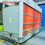 Long Distance Forklift Battery Transfer Cart Variable Speed Q235 Material