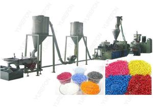 China SGS Plastic Recycling Granulator Machine , PVC Compounding Granule Plastic Pellet Extruder wholesale