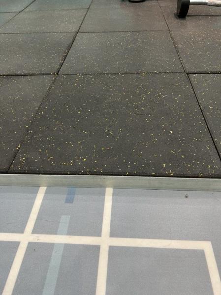 NR Thickness 15mm-50mm Gym Waterproof Rubber Mat 50 X 50cm Fitness Mat Home