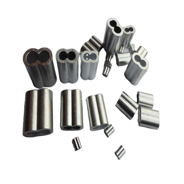 Hourglass Sleeve 8 Character Aluminum Sleeve for Self-Color Surface Cable Ferrule