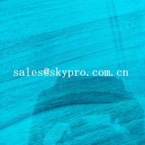 China High Density PVC Plastic Sheet Transparent Blue Soft Super Thin Flexible wholesale