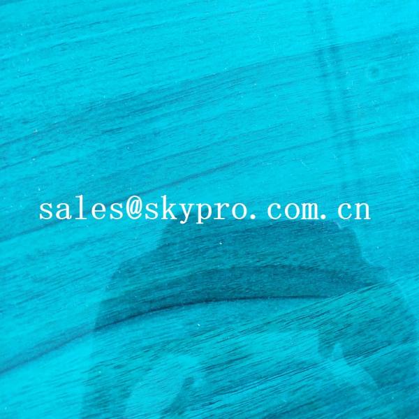 Quality High Density PVC Plastic Sheet Transparent Blue Soft Super Thin Flexible for sale