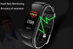 0.5 OZ Bracelet Fitness Tracker Heart Rate Monitoring Information Display For