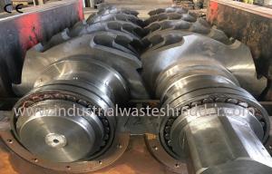 China Waste Scrap Metal Shredder Machine Double Shaft Steel Blade For Metal Shavings wholesale