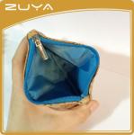 12.5x9x1CM TNT Zippered Coin Purse Women Cork Wood Material SGS