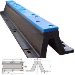 China 75 Shore A OEM Rubber Dock Fender Type V For Boat wholesale