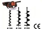 Garden tools worm wheel gearcase 52cc earth drill post hole digger