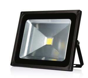 China COB IP65 50W Waterproof LED Flood Lights Classic Black Color Aluminum Housing wholesale