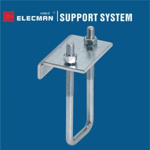China Steel U Bolt Conduit Strut Clamps Right Angle For Channel ES-201 wholesale