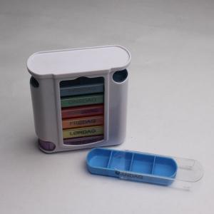 China ABS + PC Plastic Pill Box Tablet Organiser For Promotion Gift In Supermarket wholesale