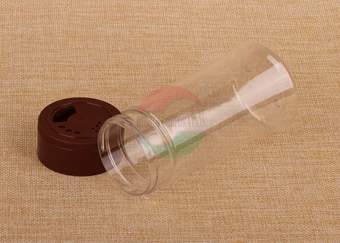 Food Storage PET Clear Pet Jars Screw Cap Clear Plastic Can For Spice 1000ml