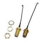 50ohm RG58 Coaxial Cable High End SMA Male To SMA Female Connector Nickel