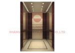 Vvvf Control 400kg Load Residential Glass Elevator With Wood Veneer