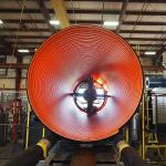 SRPCP Corrugated Pipe Production Line ID3000mm SN8 High Stiffness Steel