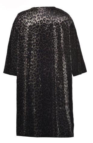 Knitting Print Fabric Full Size Women's Dresses , Soft Half Sleeve Long Velvet