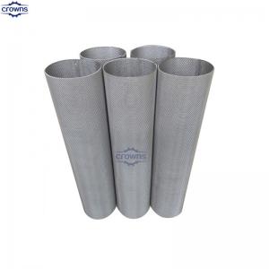 China stainless steel wedge wire slotted paper making pressure screen basket wholesale