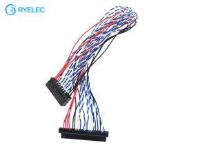 China 20pin Jae Fi-20s To Dupont Bld2-20 2mm Pitch 2 Rows 2*10p Pairs 1571 28awg Lvds Cable wholesale