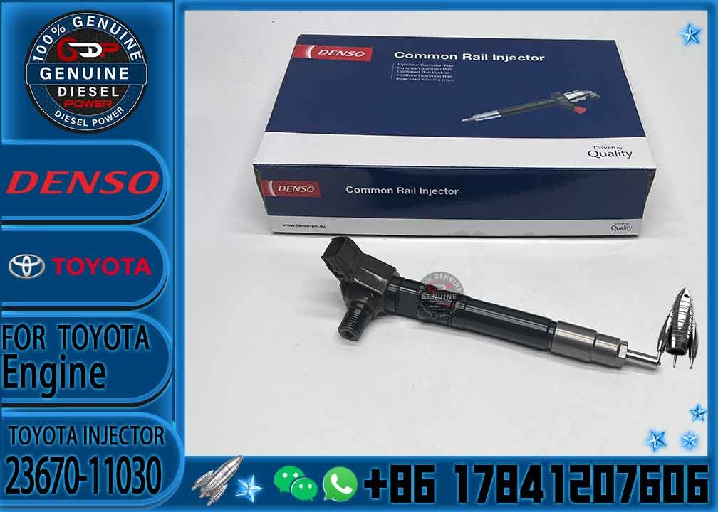 Diesel Common Rail Injector 23670-11030 For Toyota Hilux