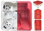 ODM Hot Tub Mould Spa Mould Full Therapy Lounges Multi - Level Seating