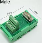 DB9 D Sub 9 Pin Single End Male Female Connectors Terminal Block Breakout Board