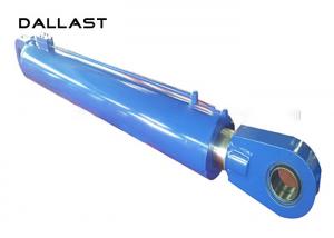 China 2 Acting Welded Hydraulic Cylinders Piston Rod Stainless Steel Stroke 800mm Painted wholesale