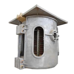China 0.2T / Hour Copper Melting Induction Furnace , 1650 C Metal Casting Furnace wholesale